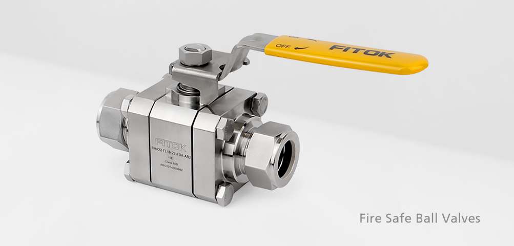 FITOK BH Series Three-Piece Fire Safe Ball Valves