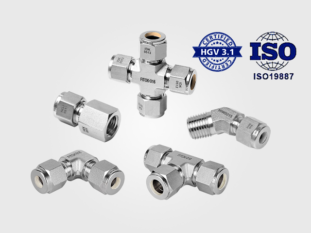 FITOK 6D 系列双卡套接头通过关键氢能标准测试，助力氢燃料汽车安全升级