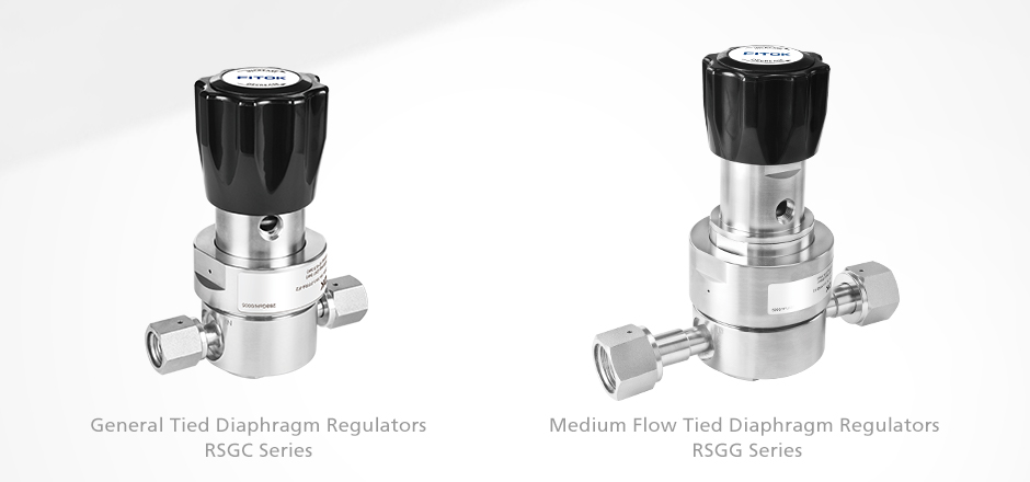 FITOK Tied Diaphragm Regulators RSGC and RSGG Series